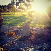 Standing Stones at Sunset